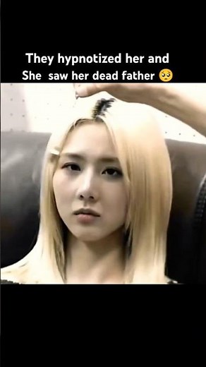 they hypnotized her & she saw her dead father 🥺😖