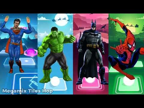 Spiderman Cartoon 🆚 Hulk 🆚 Ironman 🆚 Batman 🆚 Captain America 🎵 Who Will Win..⁉️