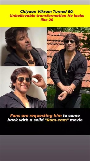 60 & Still 26! Chiyaan Vikram’s Unreal#shortsfeed #ActorLife #Legend#viralstory