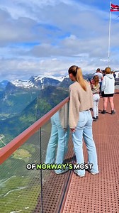 1,500 meters above sea level – where snowy peaks, deep valleys and the iconic Geirangerfjord meet. 🇳🇴 | Spectacular Norway