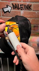 1M views · 22K reactions | Painting a custom basketball  trucker hat #pov #airbrush #graffiti #art | Dale the Airbrush Guy | Facebook
