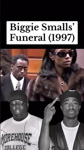 Biggie Smalls'® Funeral (1997) #biggiesmalls #2pac #2pacshakur #keefed #deathrowrecords #pdiddy