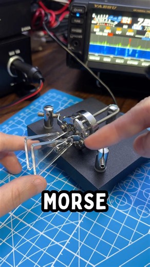 Learn #3 in Morse Code #hamradio #hamradiooperator #morsecode #hobby
