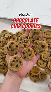 16K views · 216 reactions | Baking these mini chocolate chip cookies...