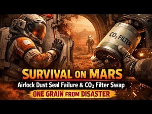 Survival on Mars: Airlock Dust Seal Failure and CO₂ Filter Swap — One Grain from Disaster
