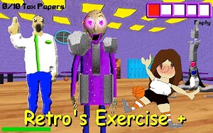 复古版巴迪老师-Retro's Exercise plus - Baldi's Basics 1.4.3 decompiled mod