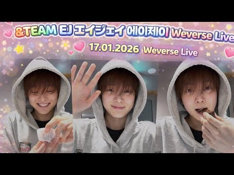 🔴[ENG SUB] &TEAM EJ エイジェイ 에이제이 Weverse Live | 후마, K, 니콜라스, ユウマ, 조, 하루아, タキ, マキ #andteam #ej #니콜라스