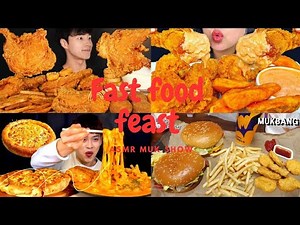 Ultimate Mukbang & ASMR Fast Food Compilation | Satisfying Crunches & Delicious Feasts!"🤤🥰😱
