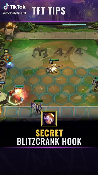 Did you know that SECRET Blitzcrank hook? 🧠 #tft #teamfighttatics #leagueoflegends #teamfight_tactics