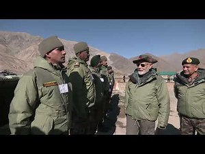 PM Modi raises the Josh of Jawans in Kargil!