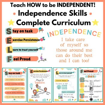 Executive Functioning Skills Independence Curriculum- Self Management