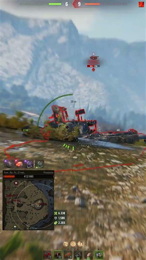 Predatore 11K DMG CRAZY Game 💔 QUICKYBABY | 5 Kills 4K World of Tanks #Shorts 2