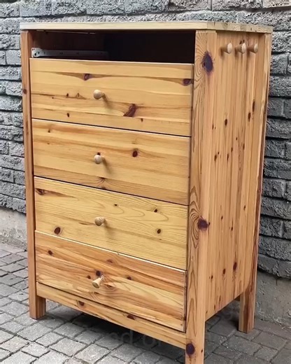 35K views · 1K reactions | An Industrial Restoration of IKEA Dresser! | Modern Makeovers | Facebook