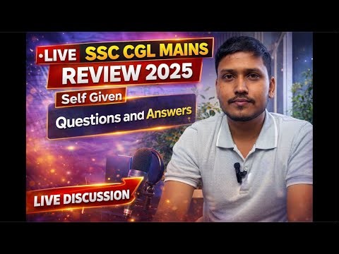 Ssc cgl mains Live discussion | Safe Attempt |