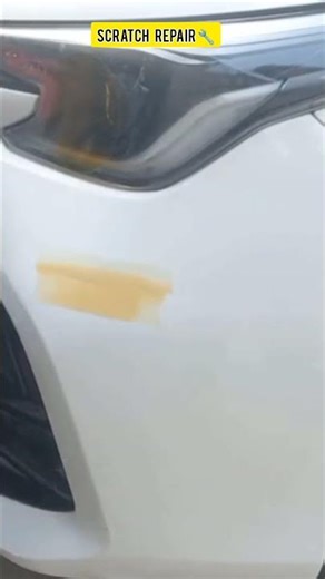 Yaris Bumper Scratch Repair 🔧 | Quick Auto Paint Short