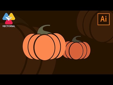 How to make a Pumpkin EASY Tutorial in Adobe Illustrator 2020