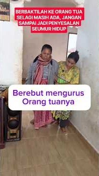 BERBAKTILAH KE ORANG TUA SELAGI MASIH ADA, JANGAN SAMPAI JADI PENYESALAN SEUMUR HIDUP