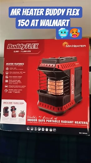 Mr heater Buddy flex 🥶🥵 works amazing 27 ft RV hooked up barbecue propane tank 🙄