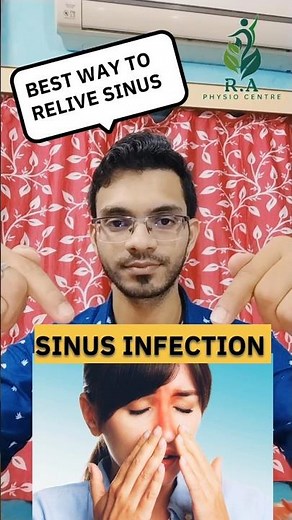 Instant Sinus Relief 😮‍💨 | Clear Blocked Nose in 30 Seconds | Sinus Infection Home Remedy #sinus