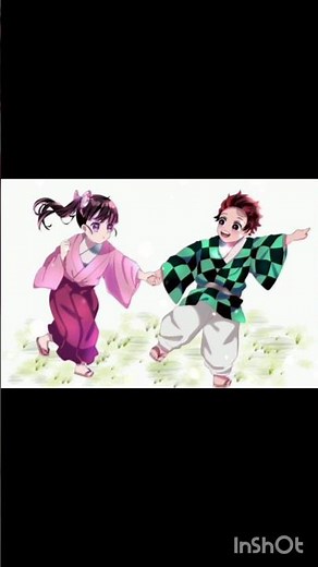 tanjro x kanao anime love images AMV of #edit #demonslayer #shorts