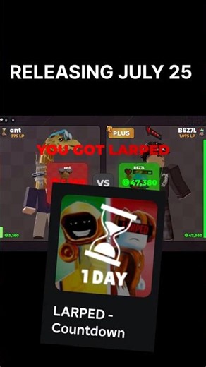 I got BRUTALLY LARPED in ROBLOX 💀 #roblox #viral #larped