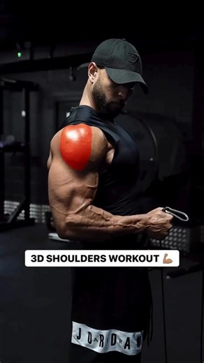Broad Shoulder Dumbbell Workout #shorts #fitness #gym