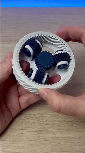 3D Printed Fidget Toy - Planetary Screw Gear | Fidget Spinners