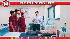 3.3K views · 75 reactions | At Times University, we’re redefining what’s possible in health care — through knowledge, innovation, and compassion. Be part of the change.  #HealthCareLeaders #TimesUniversity #NextGenCare | TIMES University, Multan | Facebook