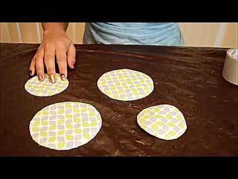 DIY: How to make CD Coasters with waste CD's