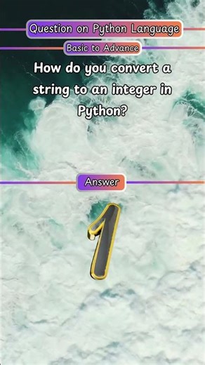 Python Tutorial Shorts | Learn Python from Basic to Advanced