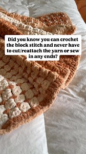 With one simple hack you can crochet the block stitch without cutting, fastening off, reattaching to the other side and sewing in endless tails. Enjoy the incredible speed of the block stitch without any annoying finishing work. The Toasted Marshmallow Throw. Comment “marshmallow” for the link #crochet #crochetersofinstagram #hookandfibermade #crochetpattern #crochetinspiration #crochetblanketpattern #crochethack #crochetblockstitch | Hookandfibermade