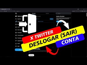 Como DESLOGAR (Sair) da sua CONTA do X (Twitter) pelo Computador (PC)
