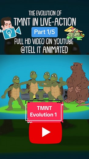 “Turtle power!” The Evolution of TMNT 1/5 #cartoon #animation #tellitanimated #animated #fypシ #animations #fun #tmnt #teenagemutantninjaturtles #tmntedit #turtlepower