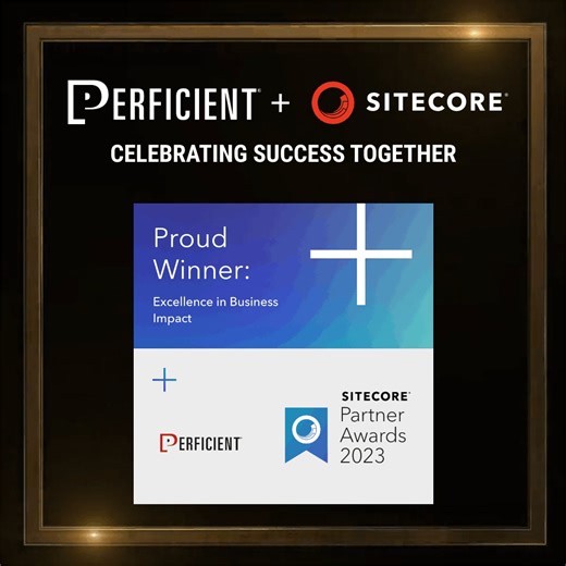 Exciting news to share - we have been named a Sitecore Partner of the Year! The entire team is beaming with pride and gratitude for this prestigious recognition. Thank you to everyone involved for your dedication and commitment to excellence. https://blogs.perficient.com/2023/07/10/perficient-recognized-by-sitecore-for-excellence-in-business-impact/ | Perficient