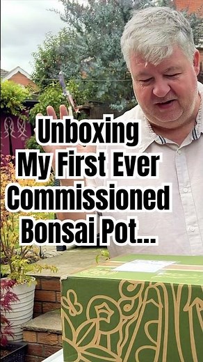 Unboxing My First Ever Commissioned Bonsai Pot