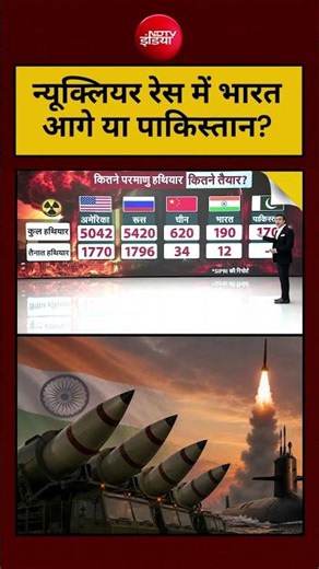 Indian- Pakistan Nuclear Weapons Viral Video: न्यूक्लियर रेस में India आगे या Pak ? #nuclearweapons
