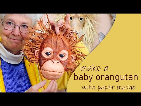 Sculpt A Baby Orangutan Face