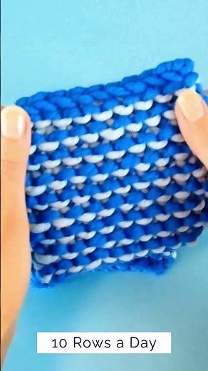The most beautiful garter stitch you've ever seen #shorts #knittingstitchepattern #knittingpattern