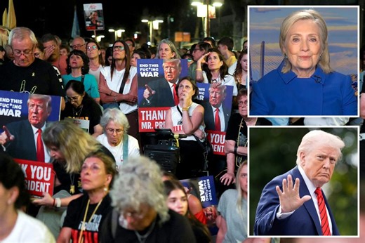 Hillary Clinton heaps rare praise on President Trump for handling of Israel-Hamas peace deal: ‘I really commend’