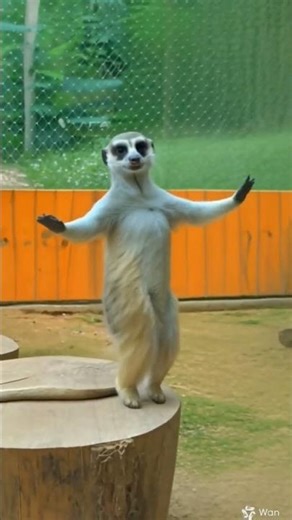 Dancing Meerkat in the Desert 2