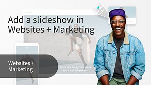 GoDaddy Help Center - How-To Video - Add a slideshow in Websites   Marketing