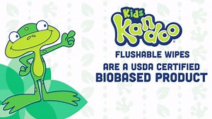 (3 pack) Kandoo Kids Sensitive Flushable Cleansing Wet Wipes, Potty Training Aid, Fragrance Free, 144 Wipes