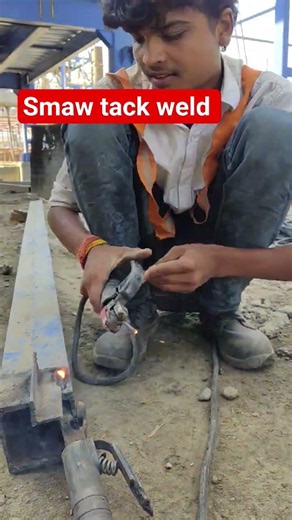 smaw tack weld #stickwelding #welding #stickwelding