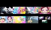 Mix of 8 videos from youtube : heartcatch precure op Mashup