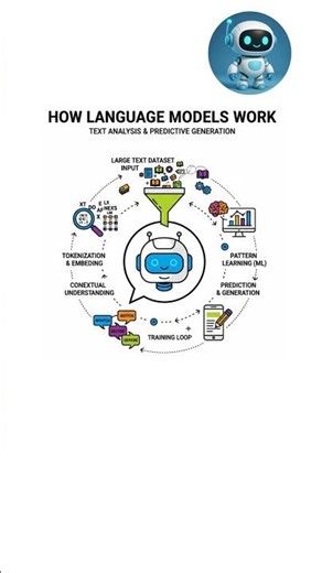 How Language Models Work in 30s: Next‑Token Magic ⚡🤖