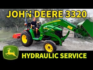 John Deere 3320 Tractor Service (Part 2) | Hydraulic & Transmission Oil, Filters & Greasing