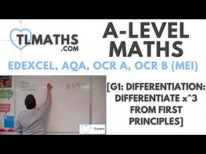 A-Level Maths: G1-14 [Differentiation: Differentiate x^3 from First Principles]