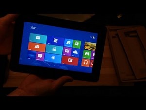 Dell Latitude 10 Unboxing & Windows 8 Pro Setup