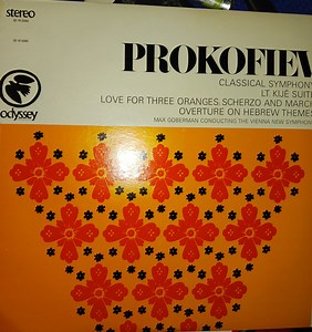 Prokofiev - Max Goberman Conducting The Vienna New Symphony - Classical Symphony / Lt. Kijé Suite / Love For Three Oranges: Scherzo And March / Overture On Hebrew Themes