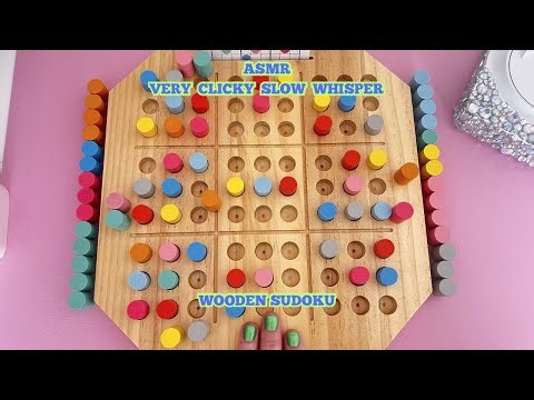 ASMR Sudoku | Very Clicky & Slow Whisper | Extreme Tingles | Relaxing